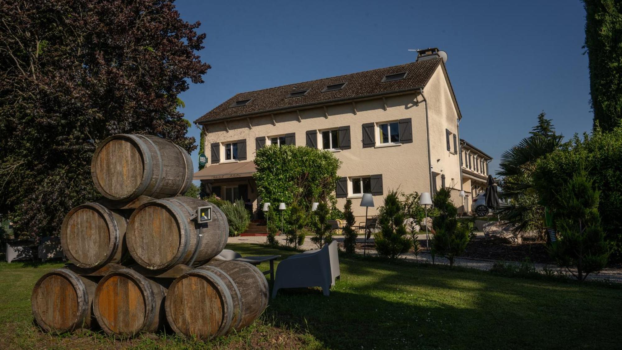 Hotel Parc Adelie - Logis Hotels Montagny-lès-Beaune Exterior foto
